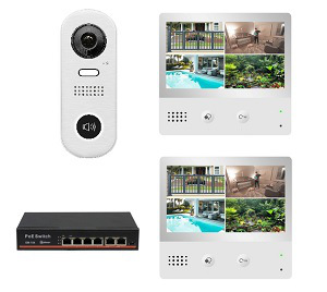 IP porttelefon Paket  Villa med 2 monitorer