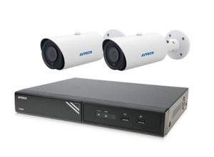 Startpaket 8 Megapixel - 2 x 8.0 MP Bullet kameror