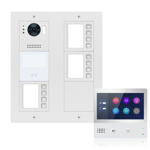 IP-Porttelefon 12 Lägenheter - Porttelefon, Monitor, Switch