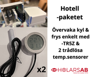 Hotellpaketet, 2 trådlösa sensorer