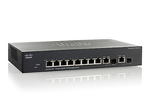 Cisco SG 300 -10/100/1000 - 8 POE PORTAR (2 x 1000MB)