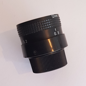 HS1212D - Objektiv / Lins, 12 mm, 1/2, Manuell iris