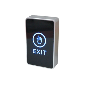 Exit-knapp - Touch - Blå / Grön LED.
